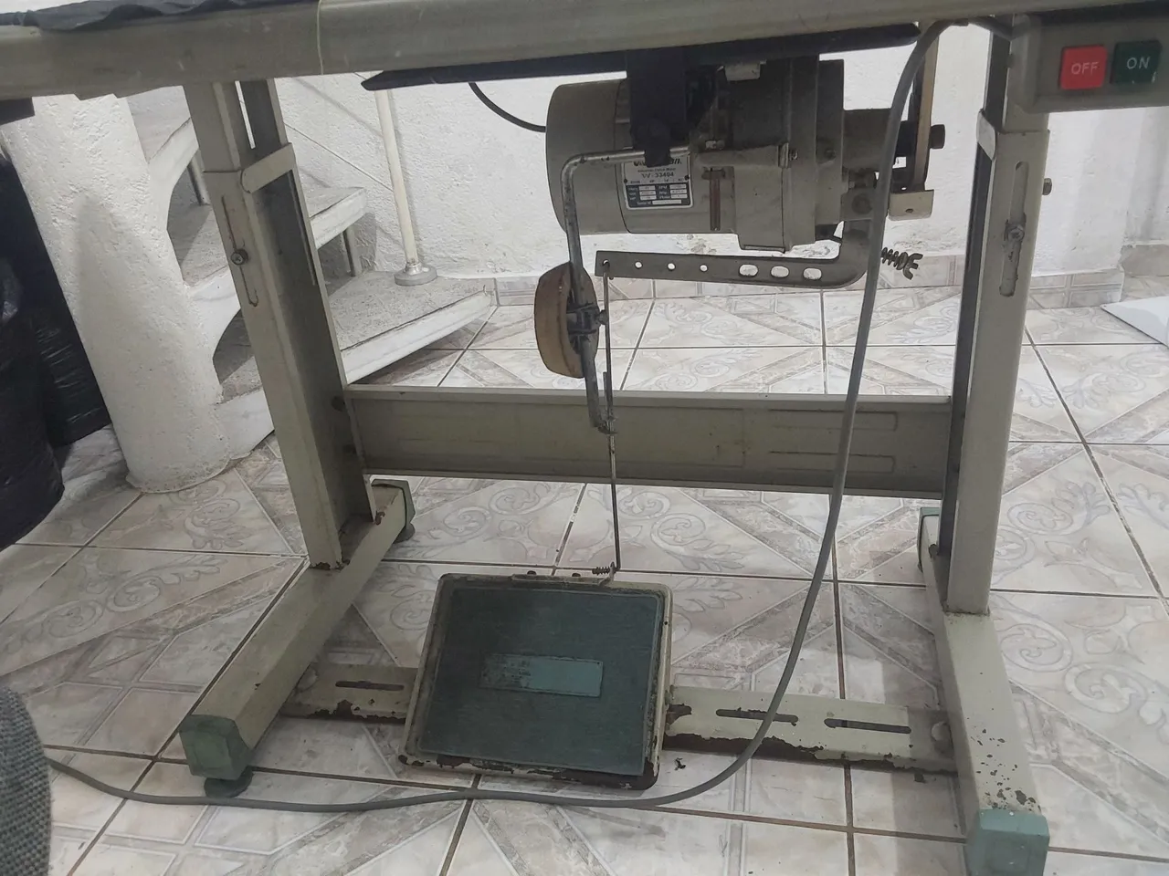 Máquina de costura zigue-zague 3 pontinhos