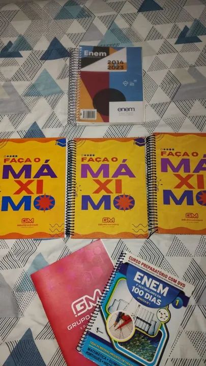 Apostilas / Materiais de estudo para o ENEM PRÉ VESTIBULAR+ FICHAS DE ESTUDOS (PDF) - Foto 3