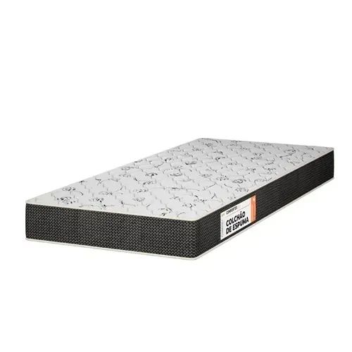 Colchão D33 Bordado Solteiro - Firmeza e Conforto