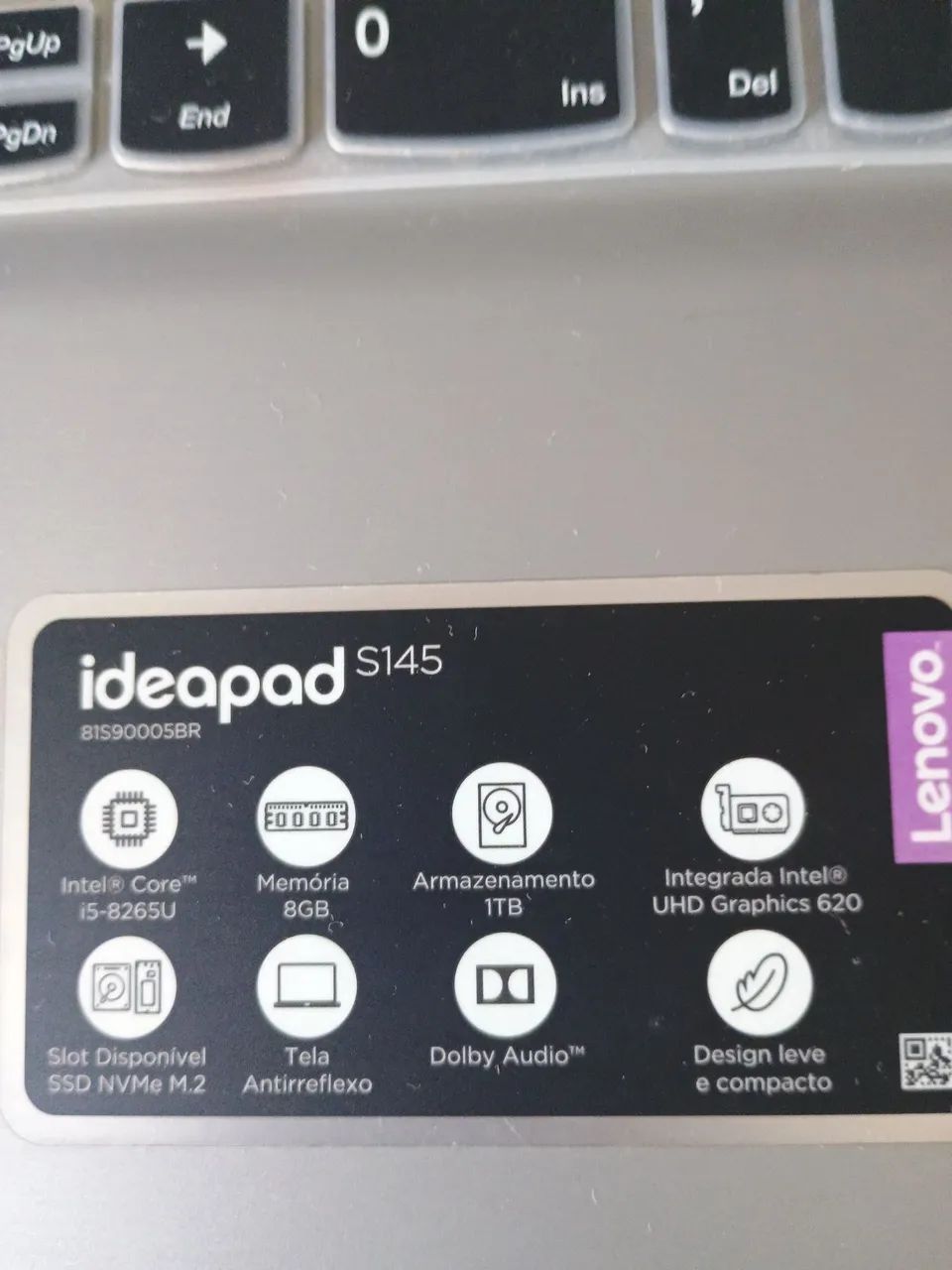 Notebook * Lenovo*  i5 8° Ger. (Leia e veja as fotos) - Foto 2