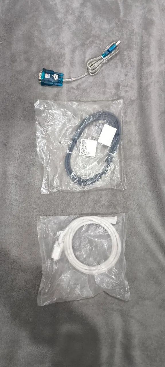 Lote Cabos Console USB VGA RJ45 Adaptadores Rede Programação - Foto 4
