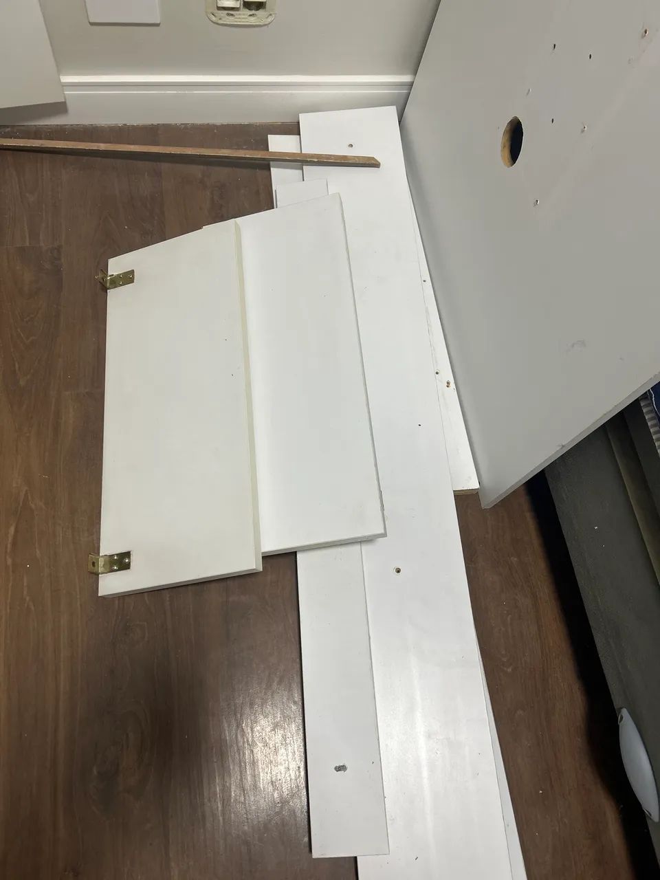 Painel e TV mais prateleiras MDF  - Foto 2