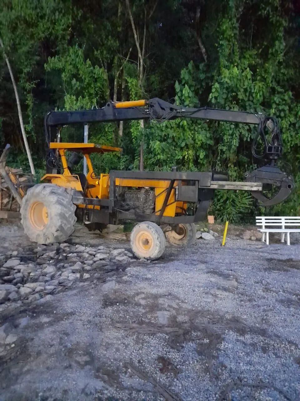 Trator valmet com munck  - Foto 3