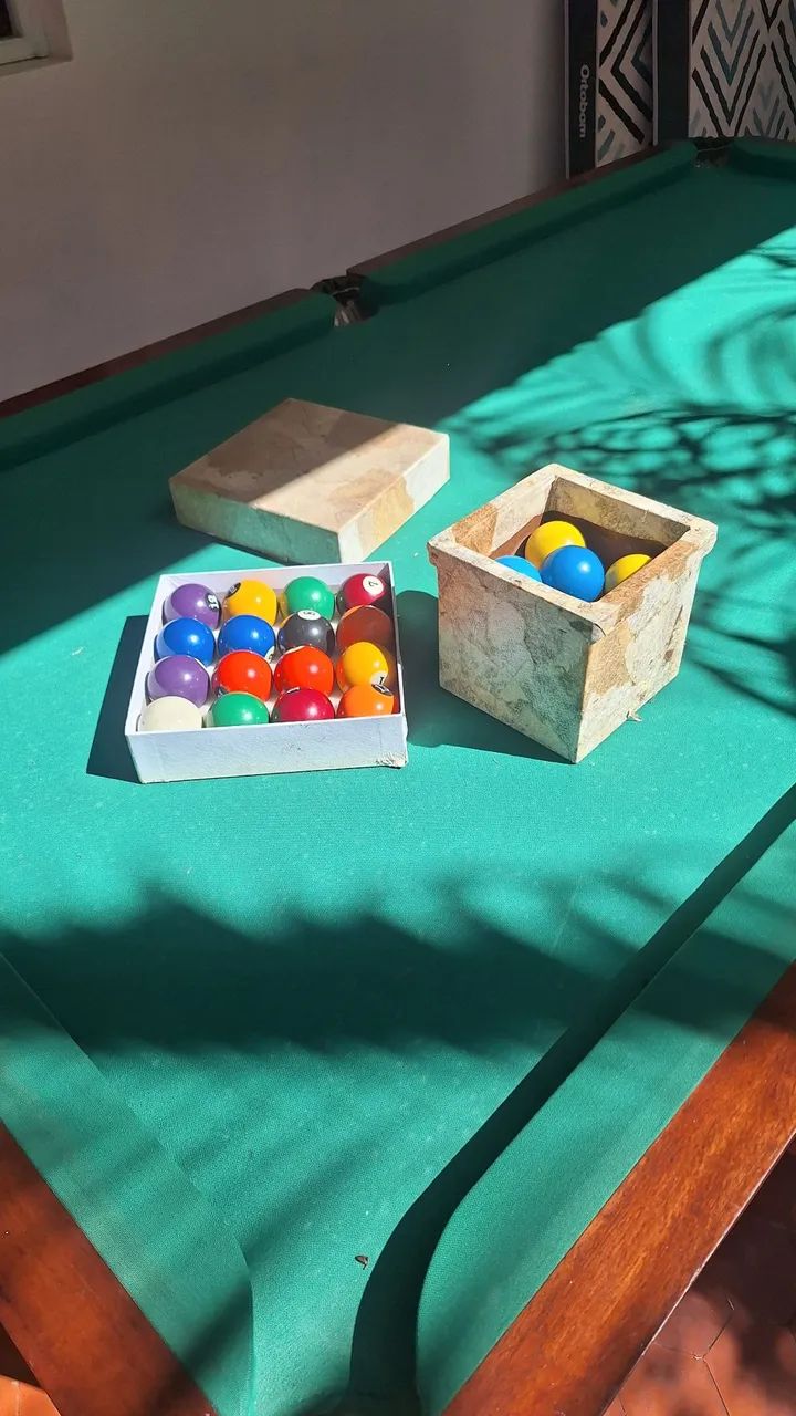 Mesa de sinuca profissional com acessorios  - Foto 4