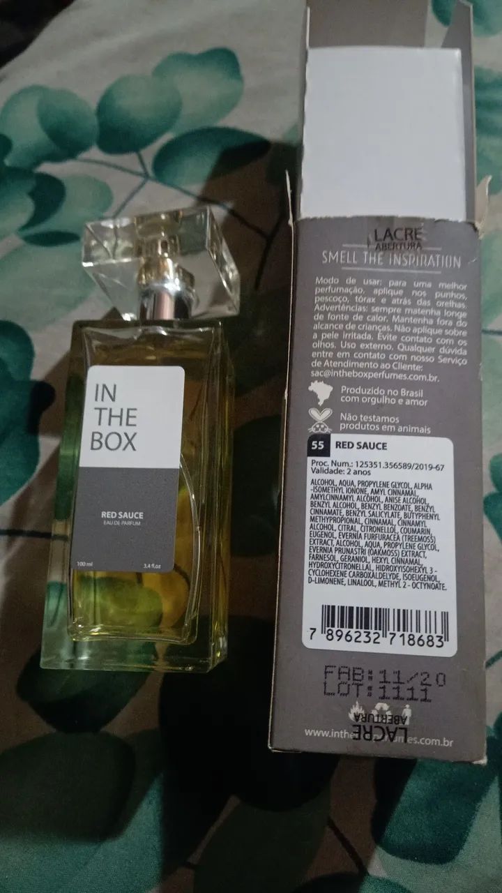 Perfume Red Saúce da empresa In The Box, extremamente sedutor, - Foto 3