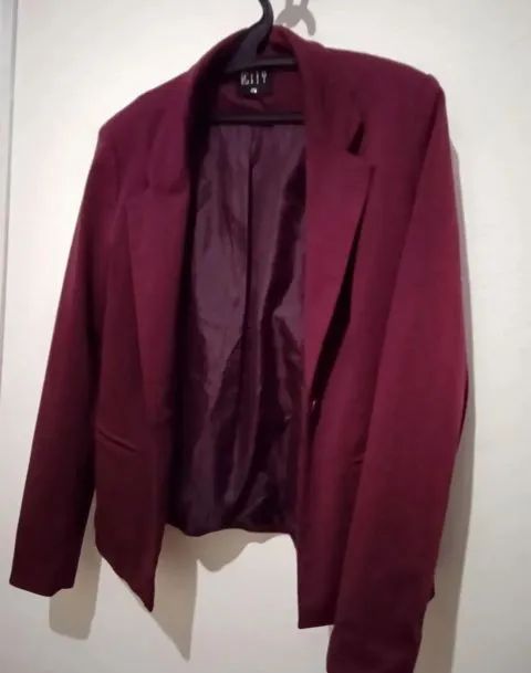 Blazer feminino roxo  - Foto 2
