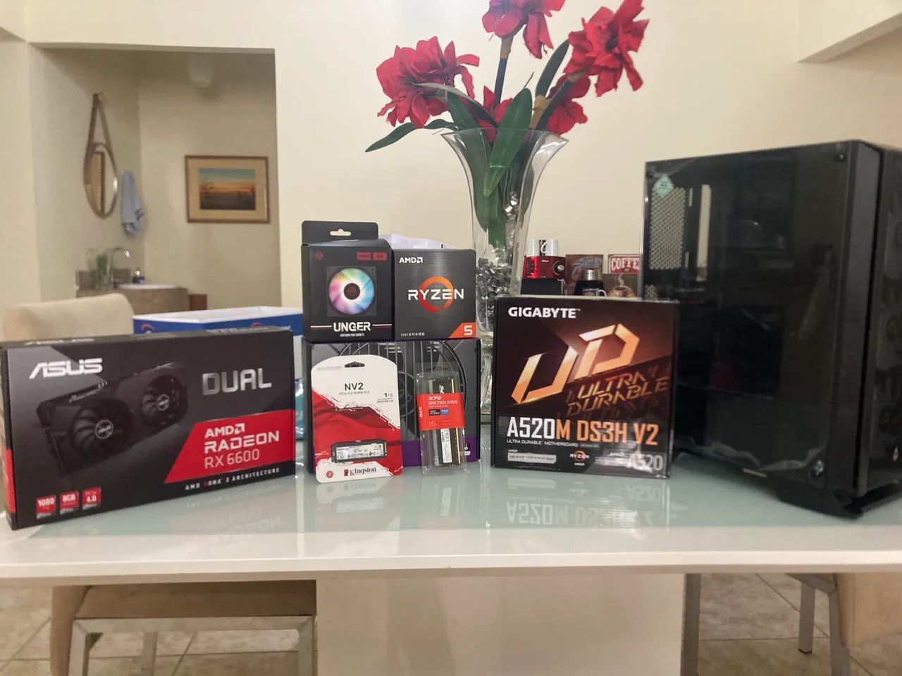 Pc Gamer: Ryzen 5500 + Rx6600 e 16gb RAM  - Foto 4