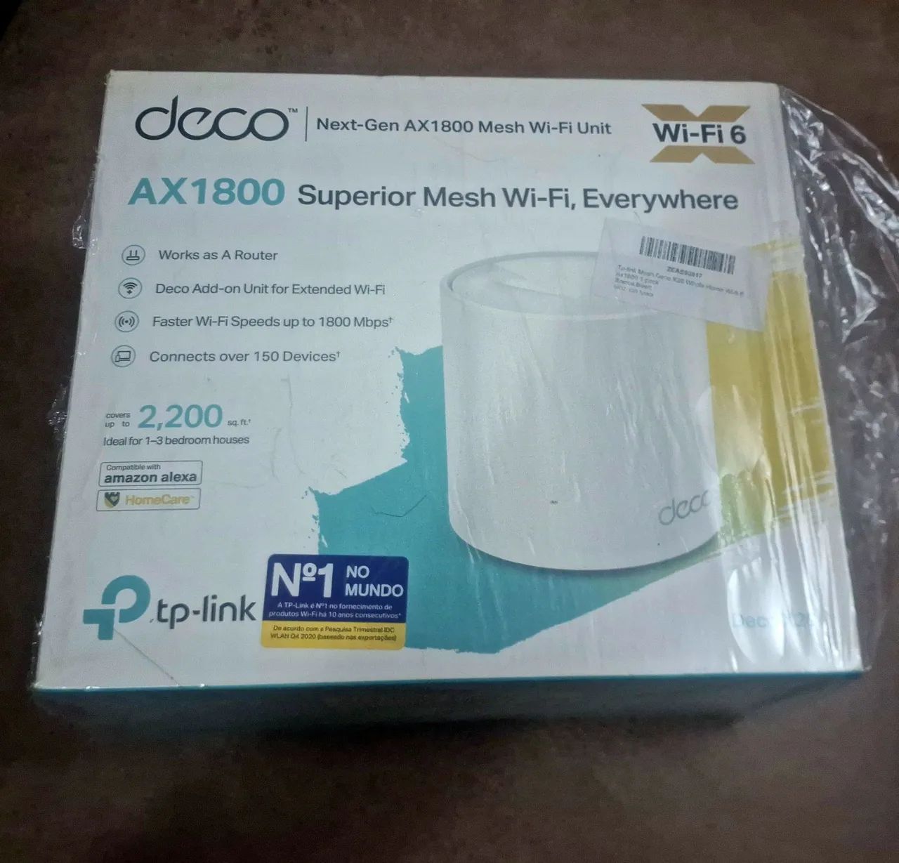Kit 2 Roteadores Tp-link Deco X20 Mesh Wi-fi  6 - Foto 2