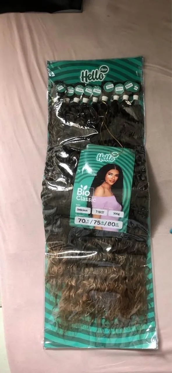 Fibra cabelo orgânico ondulado t1/27