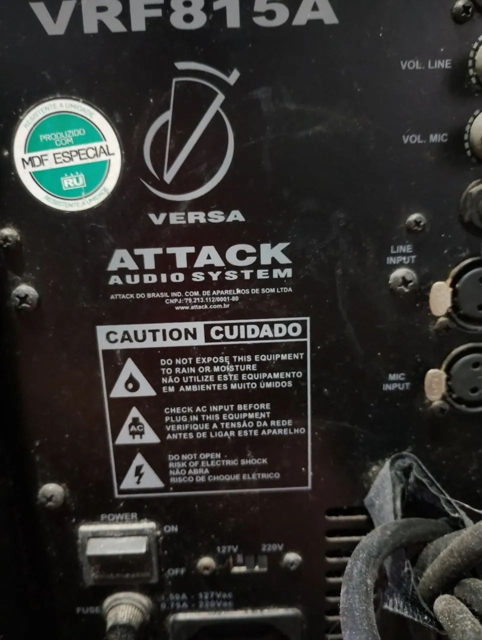 Som ATTACK caixa de som  - Foto 4
