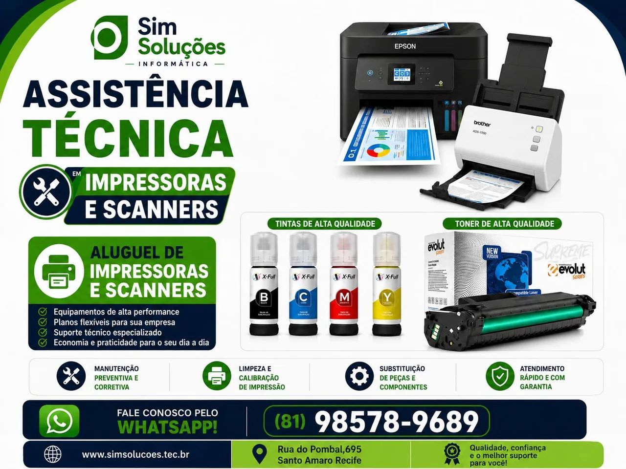 Assistência técnica em impressoras 