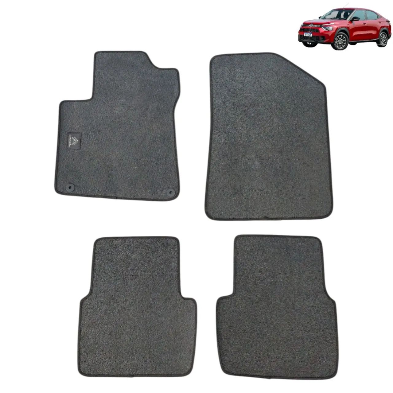 Jogo Tapete Original Citroen Basalt 2025 2024 Cinza