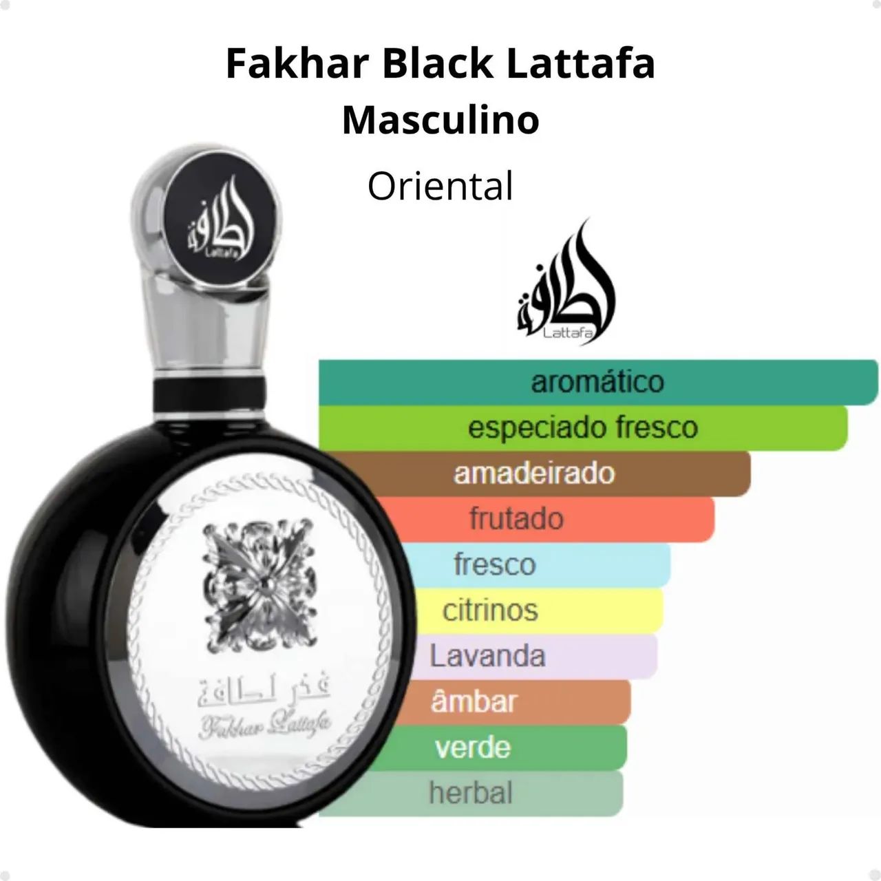 Perfume Árabe Fakhar Black - Lattafa EDP 100ml - Foto 2