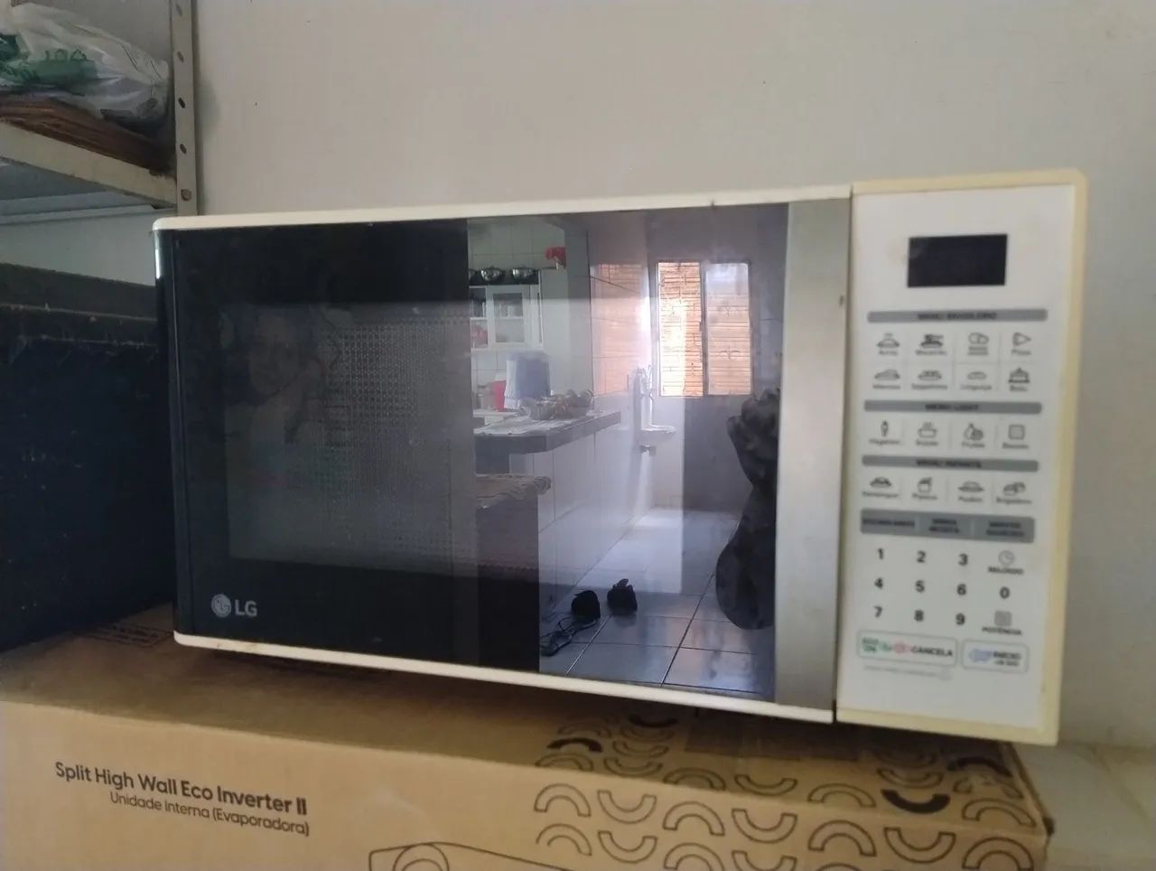 Microondas LG c/ defeito