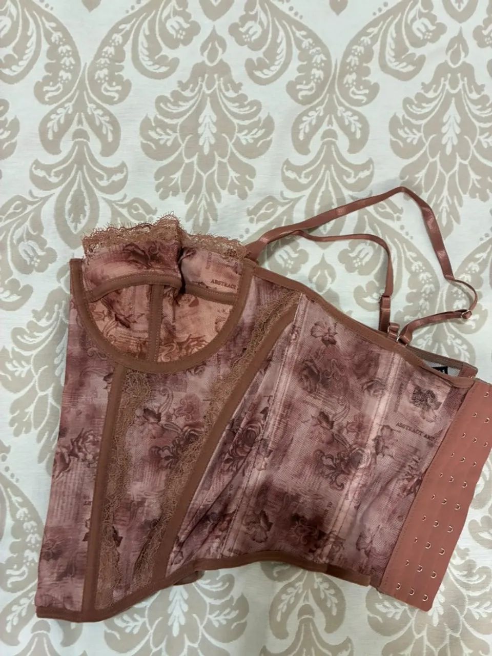 CORSELET ROSA - PEÇA NOVA - Foto 2