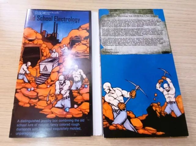 Box 4 CDs - Old School Electrology Vol. 1 (Electro Aggression Records) - EBM / Dark Elektr - Foto 2