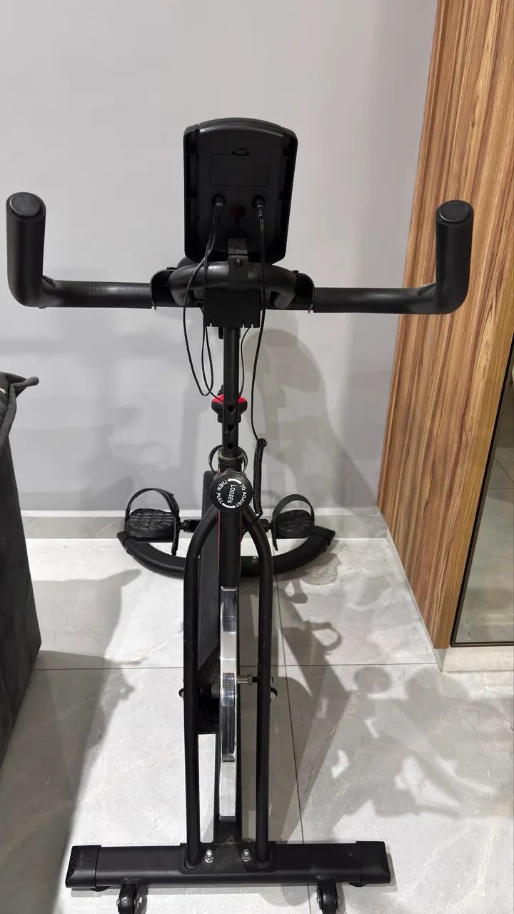 Bicicleta Ergométrica Spinning Semi Nova Exercício Casa - Foto 4