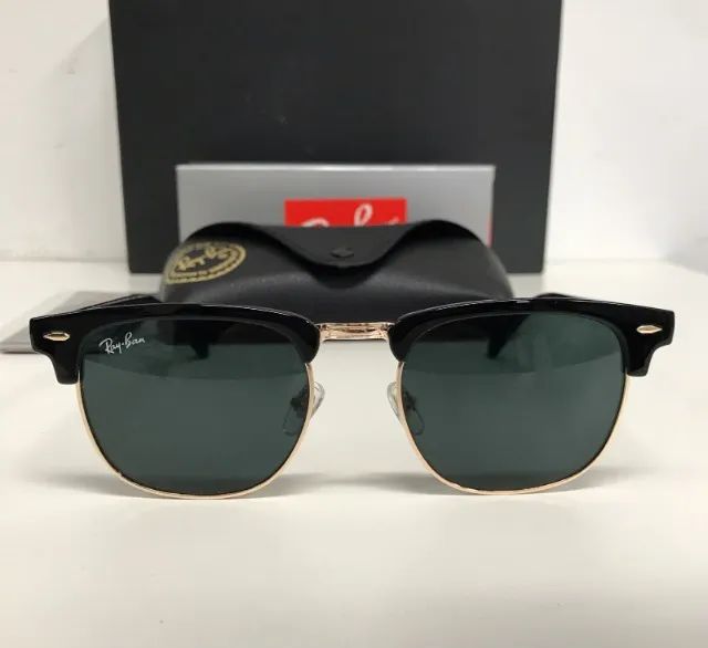 óculos de sol ray ban clubmaster tradicional - Foto 4
