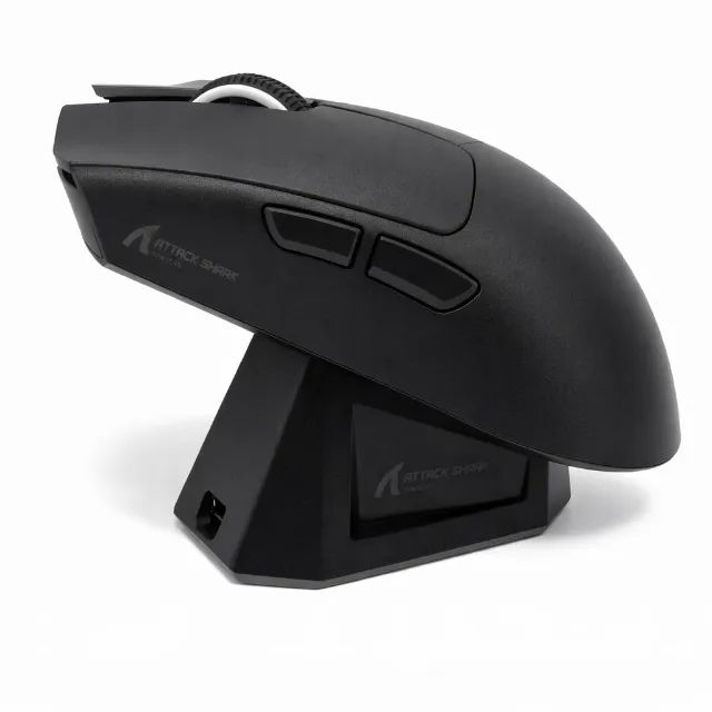 Mouse Gamer Attack Shark X11 22000dpi Sem Fio Usb Bluetooth Preto