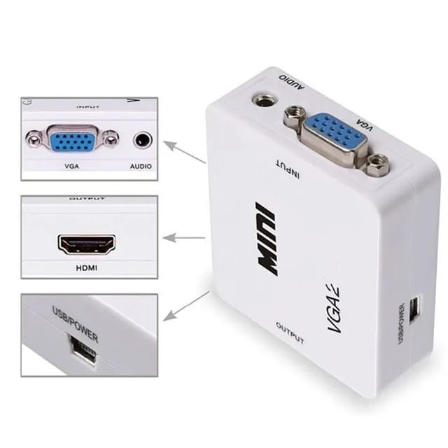 Conversor Vga para Hdmi Vga2hdmi *ENTREGA GRÁTIS* - Foto 2