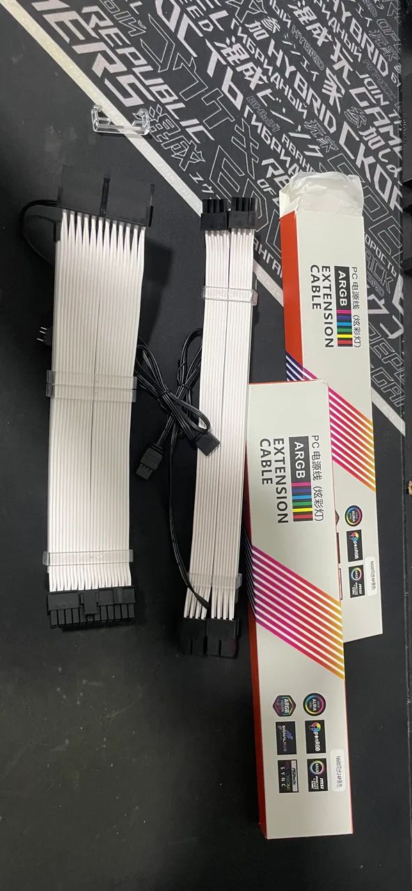 Cabo extensor ARGB para GPU e CPU + Light Bar - Foto 2