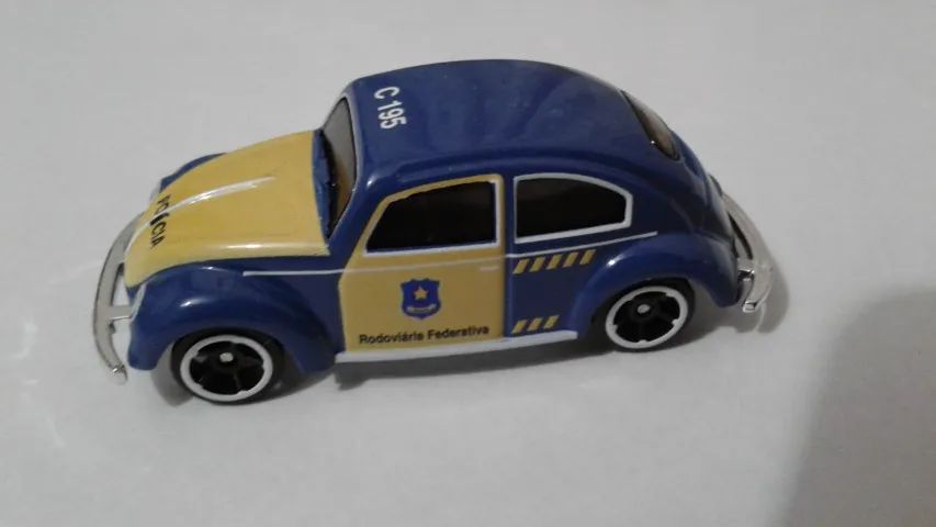 Fusca miniatura 1/64 policia - Foto 3