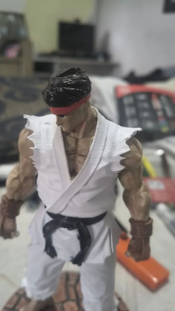 Ryu peça nova feito 3D pintura a mão  - Foto 4