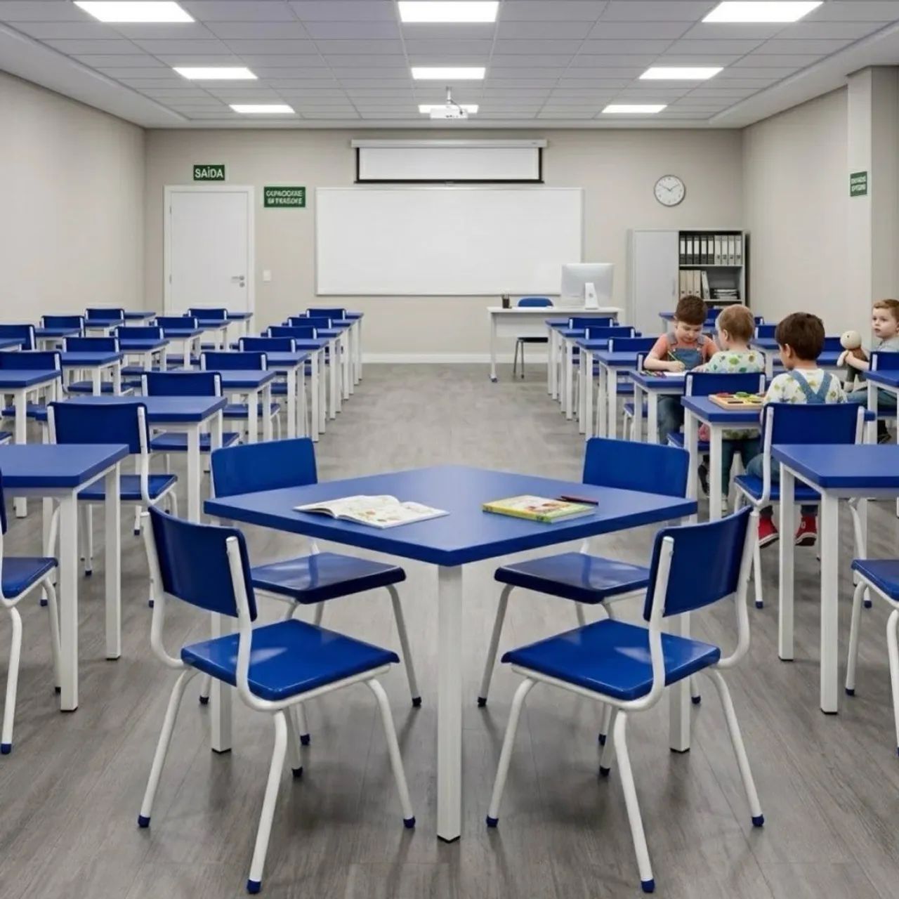 Mesas e cadeiras para Escolas 