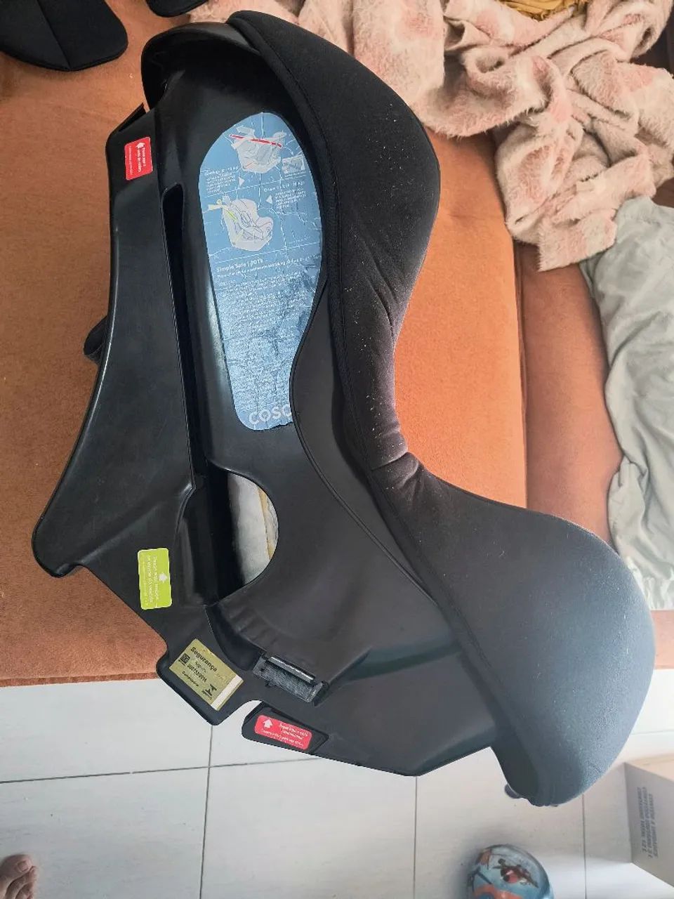 Bebe conforto/Cadeirinha Cosco Simples Safe | 8018 - Foto 4