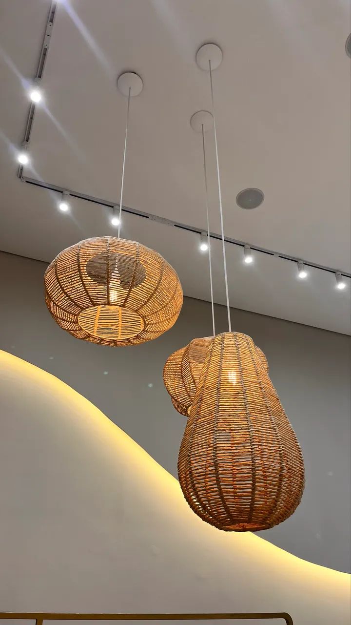 Trio de luminárias  - Foto 2