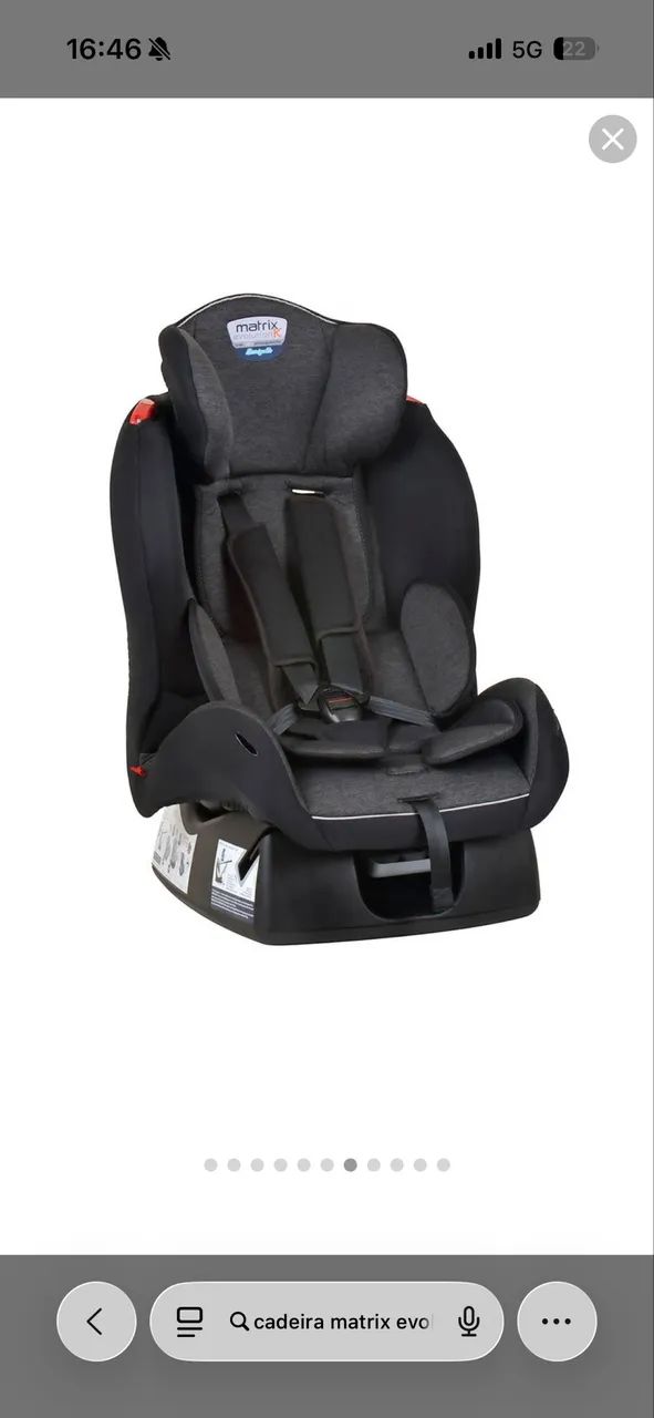 Cadeirinha infantil de Carro Matrix K - Foto 3