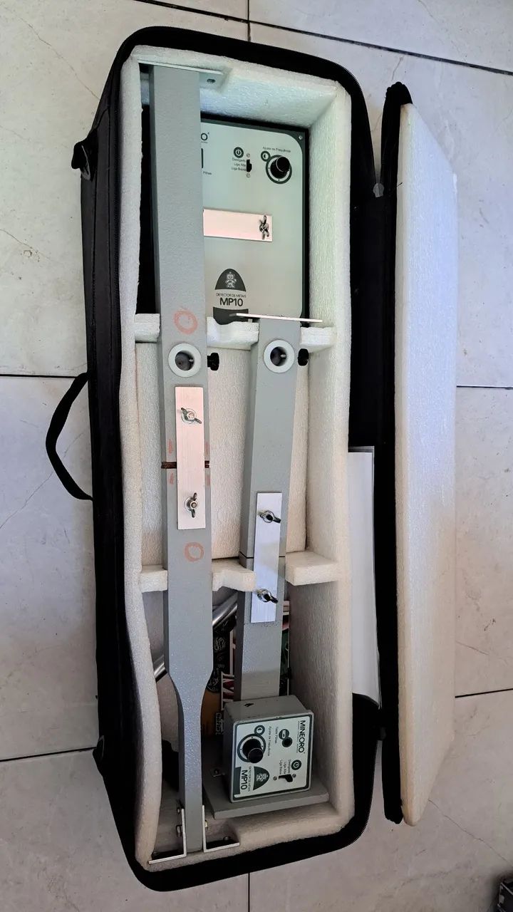 Detector de metal mineoro mp 10 Duas caixas detecta ouro prata cobre diamantes e geodos - Foto 2