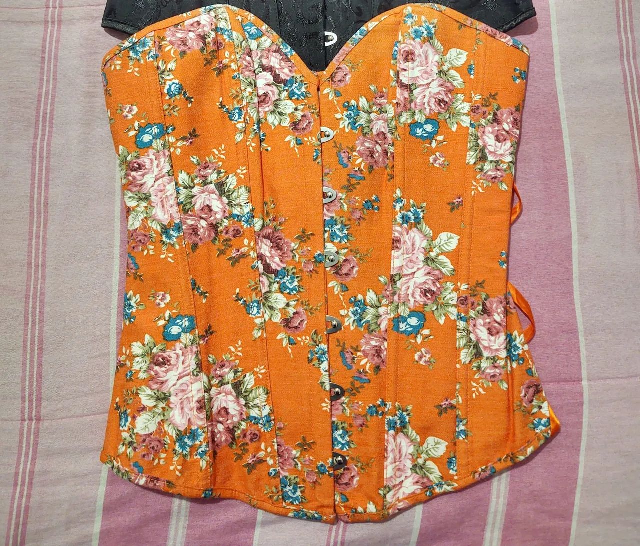 Corselet Laranja Tamanho M