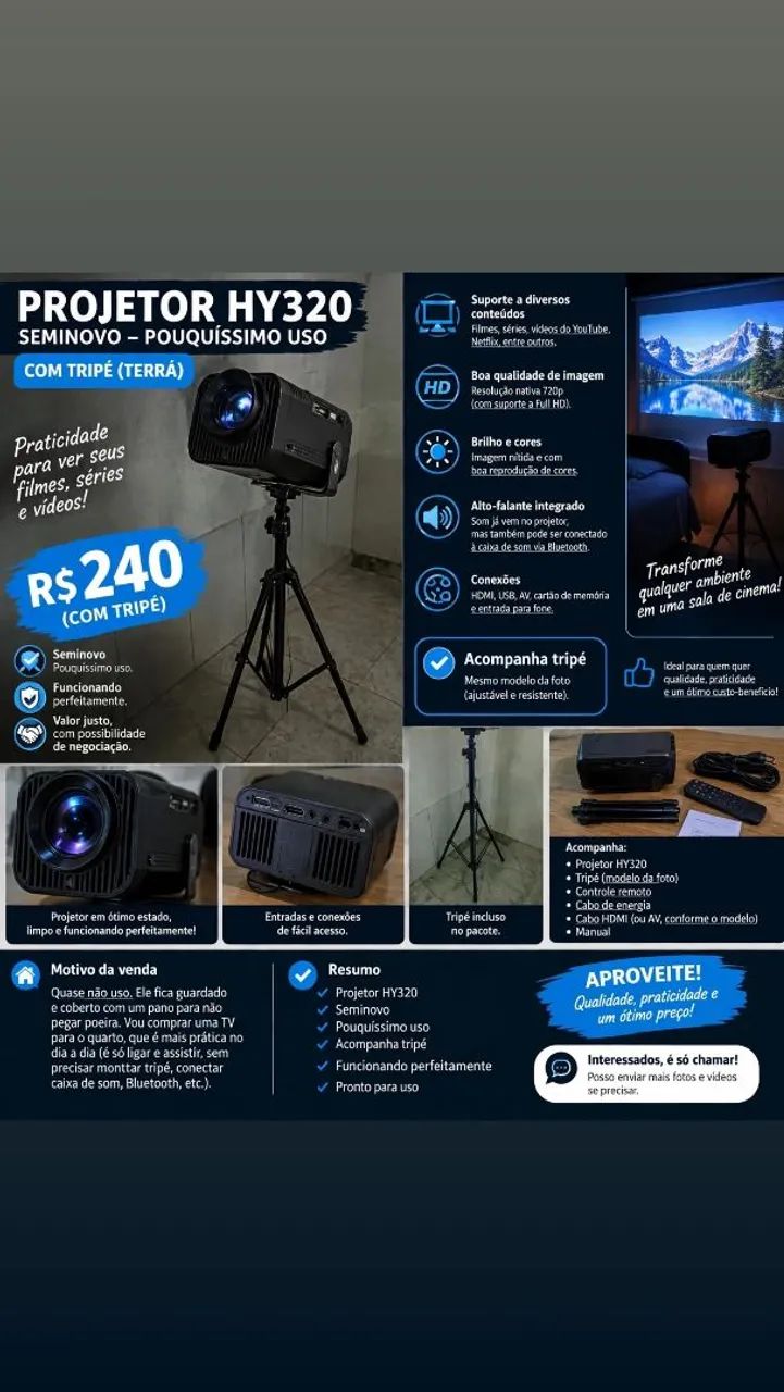 Projetor HY320mini