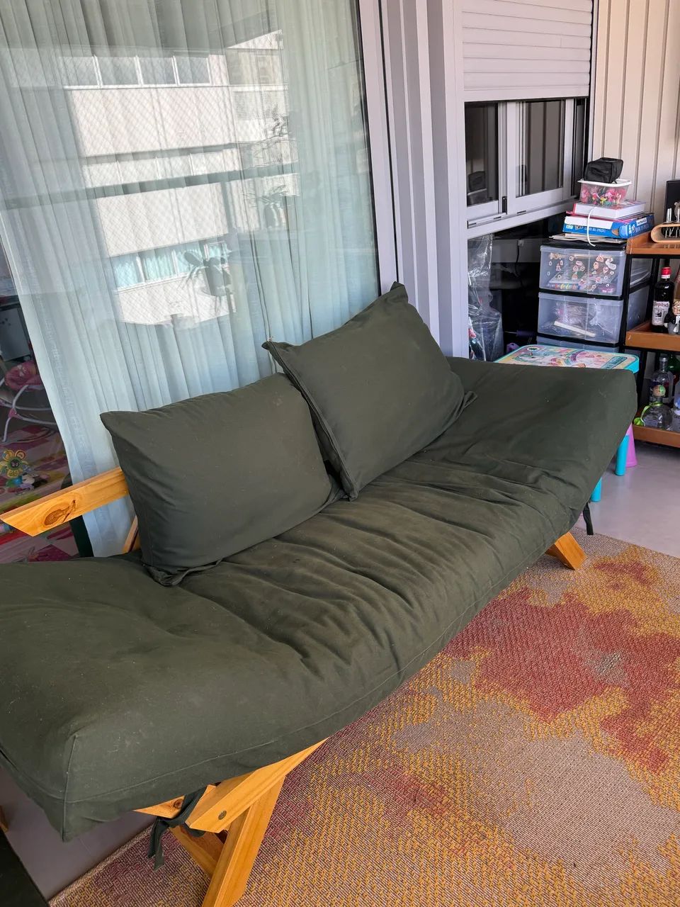 Conjunto sofá modelo futon  - Foto 4