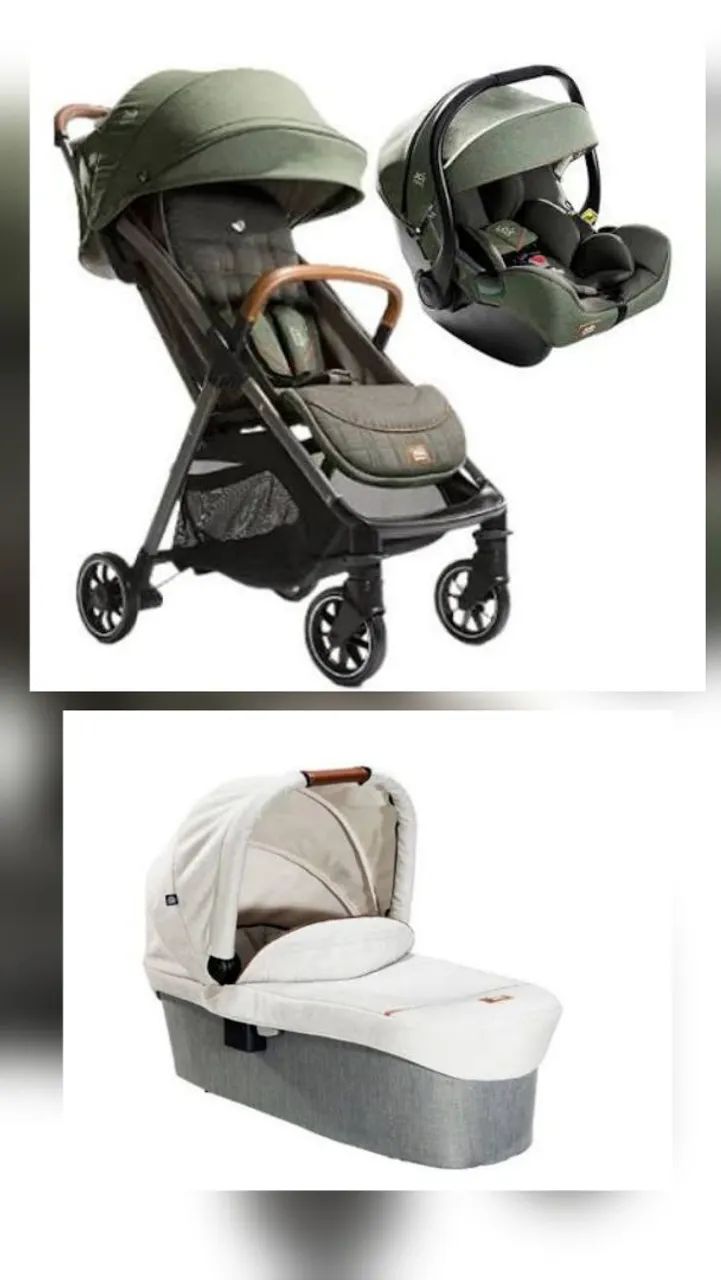 Carrinho parcel + BB conforto + Moisés 