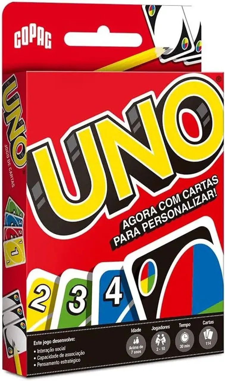 Jogo de cartas uno//frete grátis 