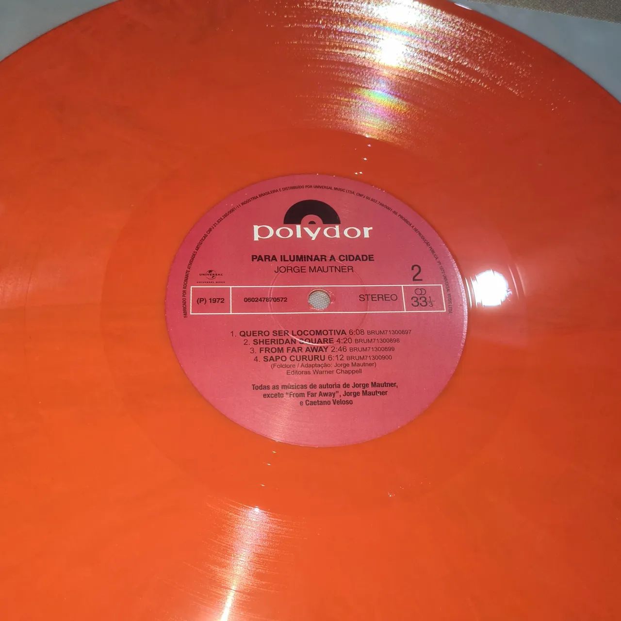 Vinil LP Jorge Mautner ao vivo - Foto 4
