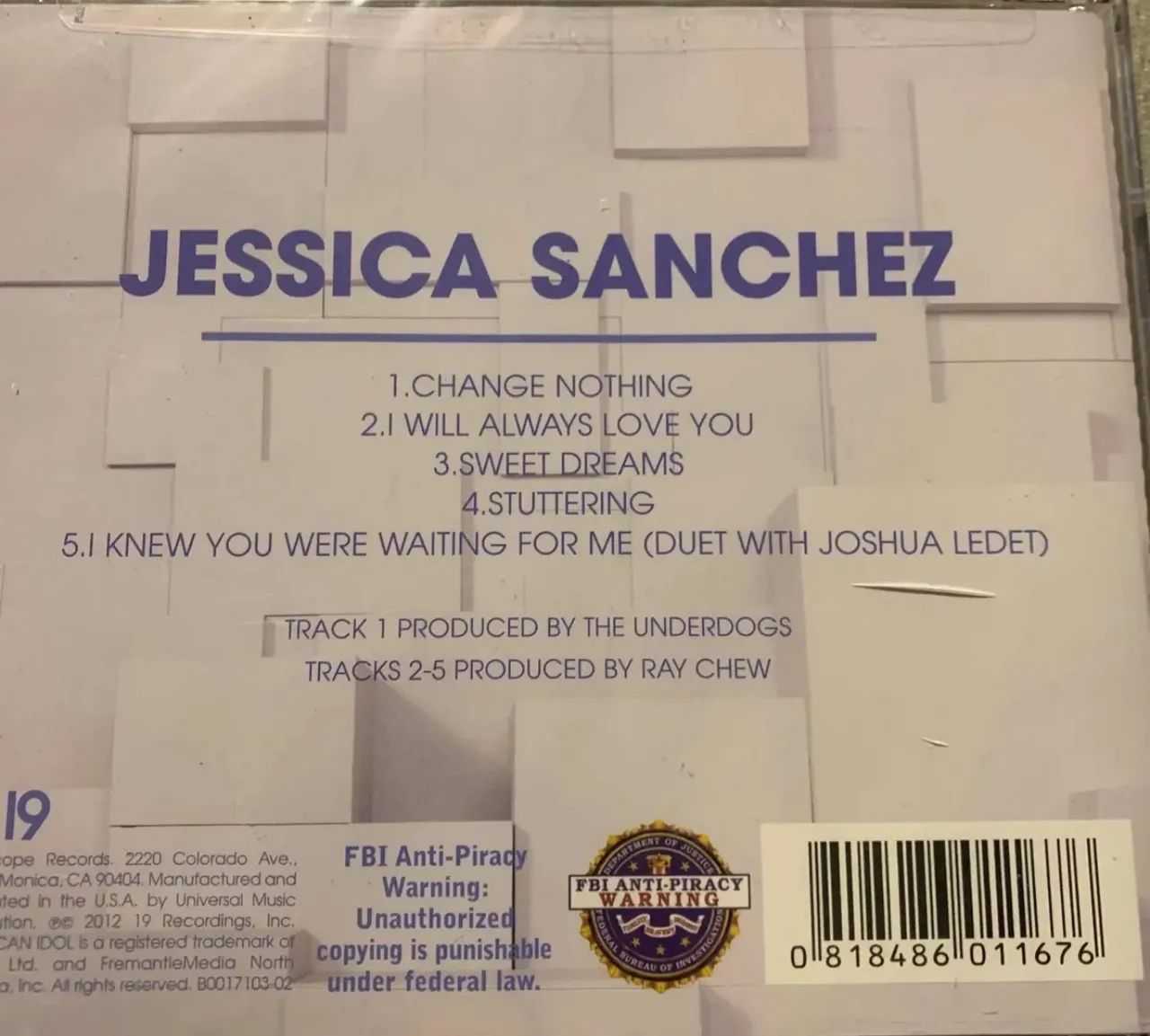 Cd Jessica Sanchez - American Idol 11 Highlights 2012 - Foto 2