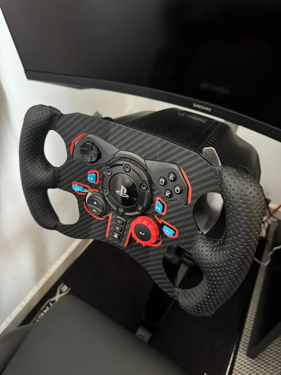Volante Logitech g29 + aro fórmula + suporte 