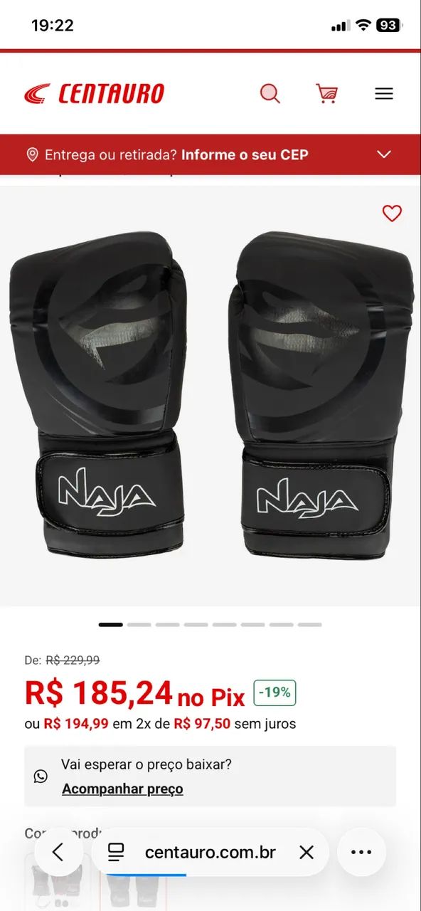 Luva de Box NAJA 