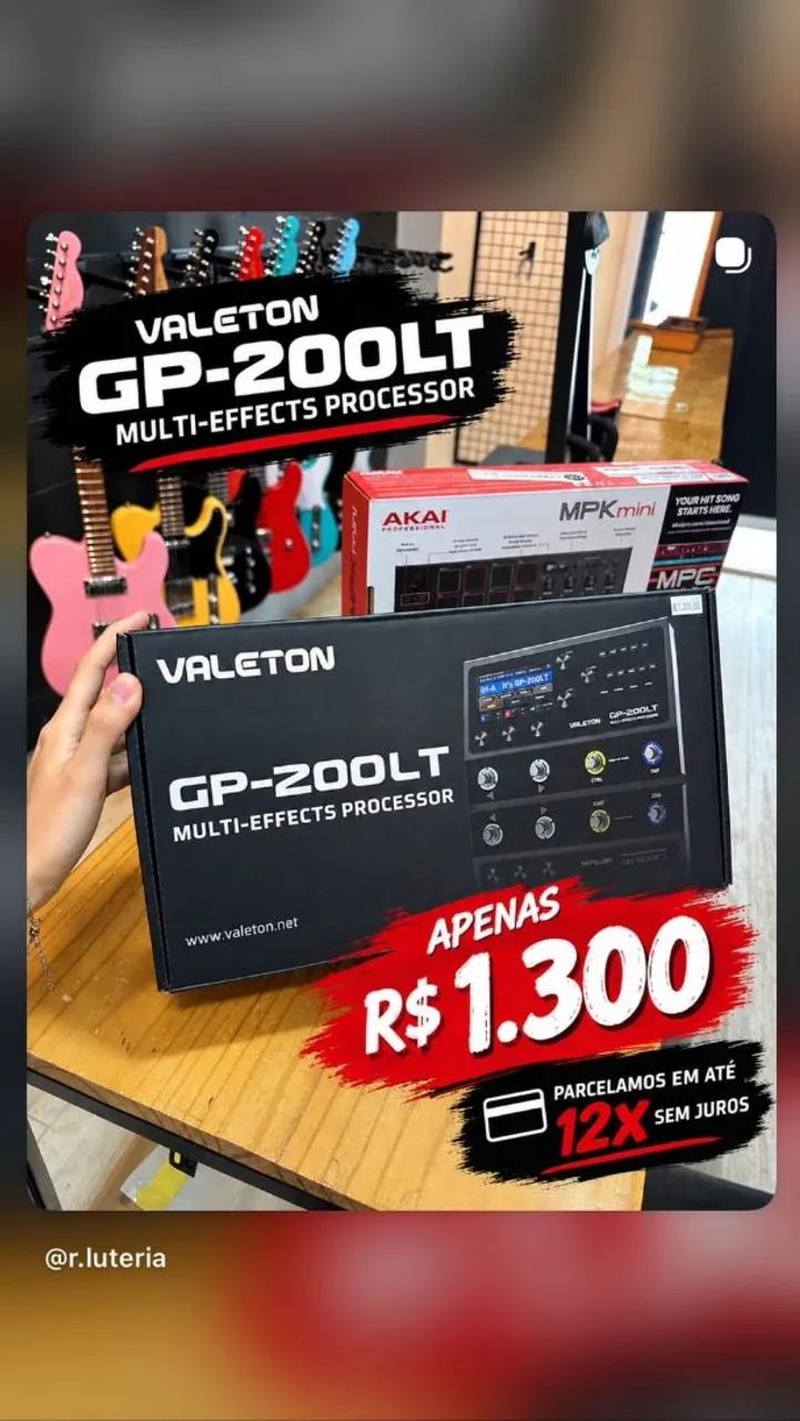 Pedaleira GP-200LT