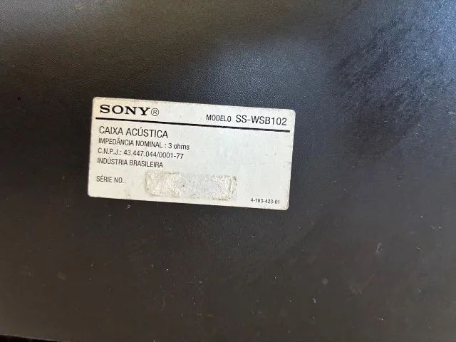 Sony Surround Com Sub SSWSB-102 SOMENTE RETIRADA - Foto 4