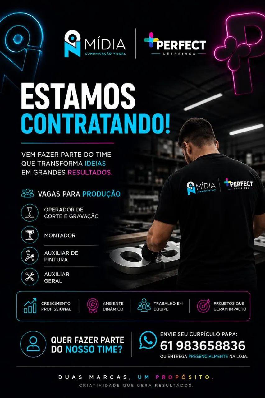 Vaga de emprego comunicação visual 1