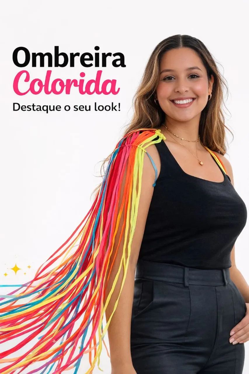Ombreiras macramé carnaval 