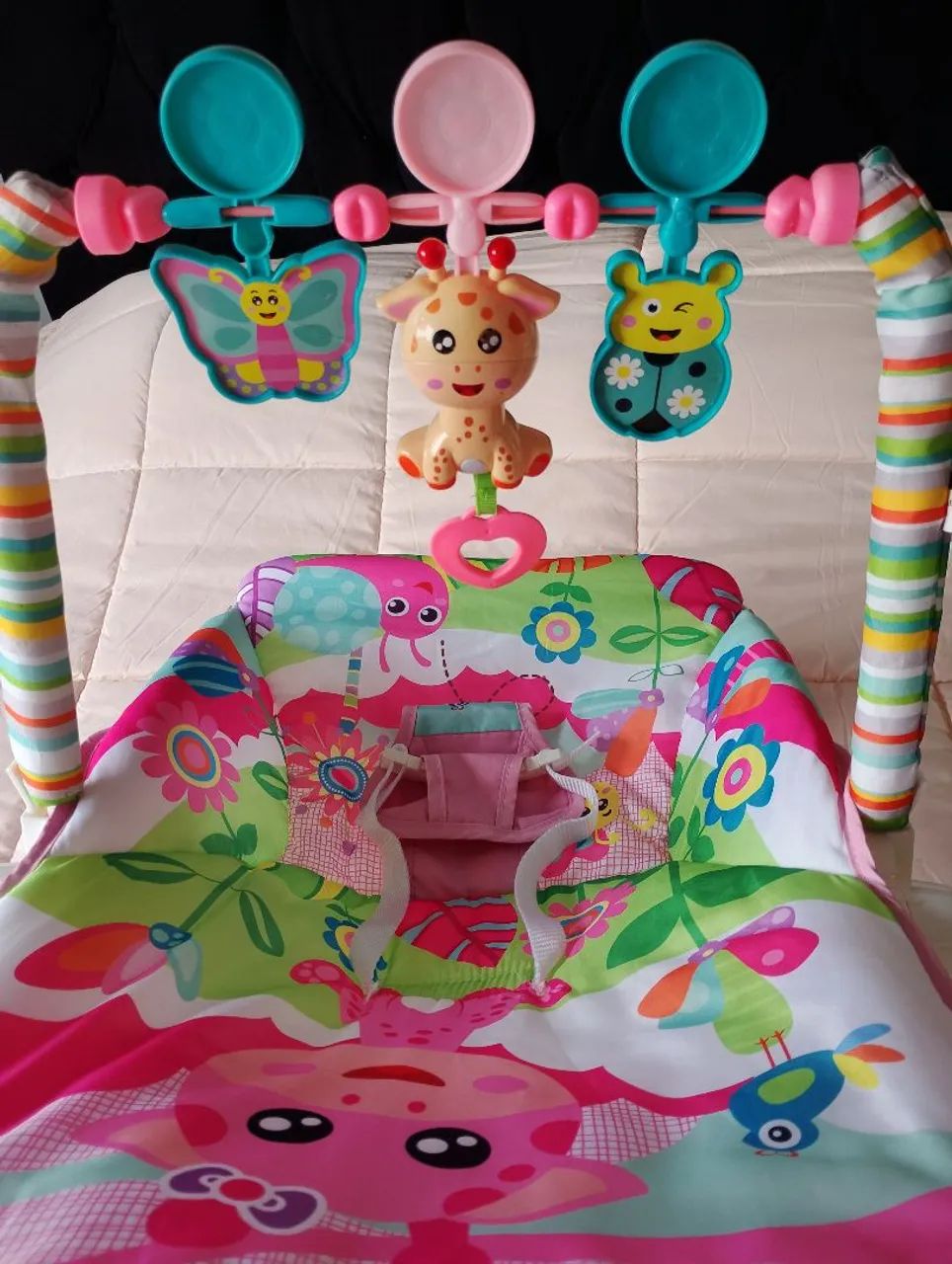 Cadeirinha de descanso e balanço Bebê Funtime 18kg - Foto 3