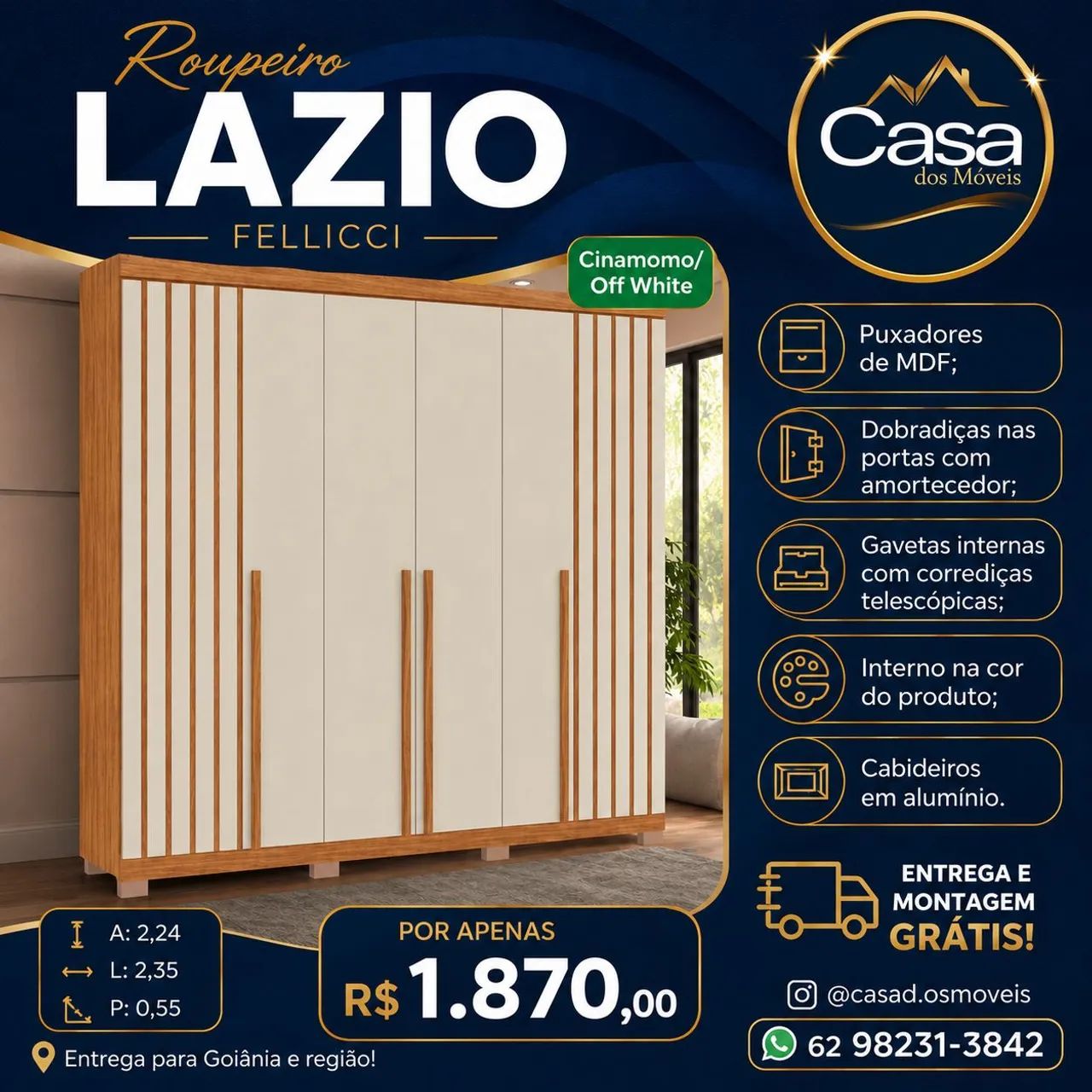 Roupeiro Lazio 