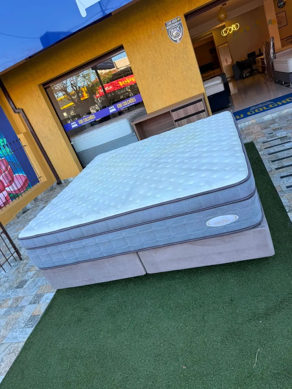 Cama box King Size MAXFLEX SEMINOVA TOP - ENTREGO  - Foto 3