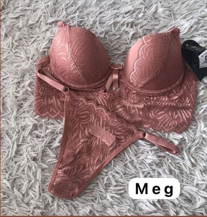 Lote de lingeries com 5 peças ideal para revenda