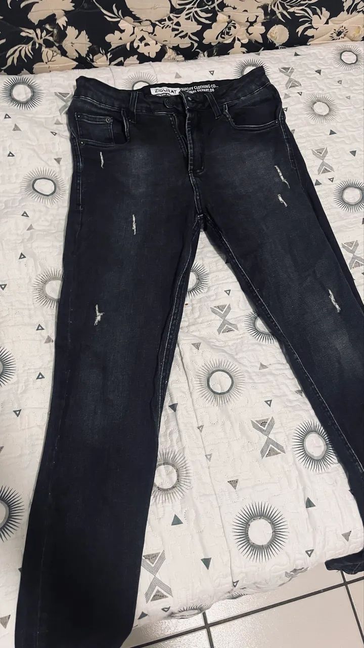 Calça zigurate masculina nova 